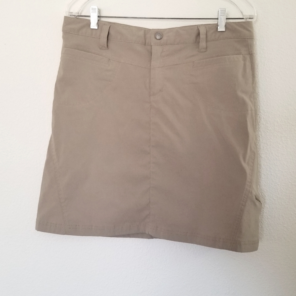 Athleta tan 12T nylon skort Activewear Hiking